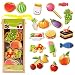 Produktbild Magnetischen aus Holz 19 Teile in Holzkiste, Kühlschrank Magnete Set für Kinder ab 3 Jahre (A)