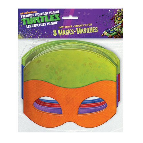 TMNT Party Masks [8 Per Pack]