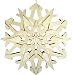 Produktbild Holz Bastelset 3-D - beleuchtetes Fensterbild Schneekristall - komplett ausgesägt / zum selber basteln - incl. Beleuchtung ! - Echt Erzgebirge - hergestellt in Deutschland - Deko für Weihnachten / Kinder + Erwachsene - Komplettset
