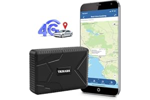 TKMARS 4G Localizzatore GPS per Auto Senza SIM,7800ｍAh GPS Tracker con Forte Magnete con APP Senza Abbonamento Posizionamento in Tempo Reale Dispositivo Antifurto per Auto Moto Camion TK915 4G