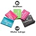 Produktbild #DoYourFitness [5Stück] 1,2m Fitnessband aus 100% Latex in 5 unterschiedlichen Zugstärken »Amul« Stärke 120cmx15cm Trainingsband Übungsband Gymnastikbänder Widerstandsbänder inkl. Tragetasche
