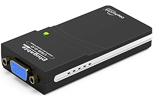 Plugable USB 2.0 to VGA Video Graphics Adapter for Multiple Monitors up to 1920x1080 Supports Windows 11,10, 8.1, 7, XP, and Mac
