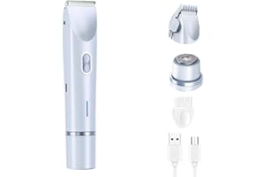 ‎APODESS Intimrasierer für Frauen, 2025 Neu 2 in 1 Dual Head Shaver Rasierer, Damenrasierer Elektrisch mit USB Ladestati für Körper, Scham und Nase (Blau)