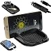 Produktbild mobilefox® KFZ Anti-Rutsch Matte integr. Handy Halterung + Ladekabel SET für LG G3/G4/G4c/G4s/Stylus - Rutschfestes Auto Halter Pad