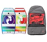 Exclusivo paquete de oferta: 2 x 33 en Storm Chaser bodyboard + 2 x Correa de velcro + 1 x Doble Junta Carry Bag