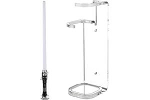 SHENRONGTONG Acryl-Lichtschwert-Wandhalterung | Schwertständerhalter, dekorativer Schwertständer-Ausstellungsständer, Lichtschwertständer-Wanddisplay, Lichtschwerthalter-Wandhalterung, geeignet für Lichtschwert