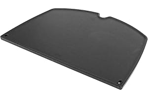 GIRXZYBX 45,2CM X 31,5CM 6506 Plaque de cuisson en fonte pour Weber Q300 Q320 Q3000 Q3200 Accessoire 57060001 586002 426001 56010049，plaque de grille pour accessoires de grille Weber série q3000