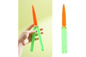 EIRZNGXQ 3D Printed Gravity Knife Fidget Toy, Funny Glow-in-The-Dark Butterfly Knife Toy, Sensory Toys Anxiety Stress Relief Toy