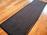 Carpet Runner 60cm x 160cm Dirt Stopper Grey/Black NOW ONLY £17.99
