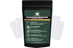 LAZY KING Nylon Rosin Press- & Filtertaschen – Classic Edition – 2×4" (5×10 cm) – 35 | 90 | 120 µm – Einfache Naht – 10 Stück (120 micron)