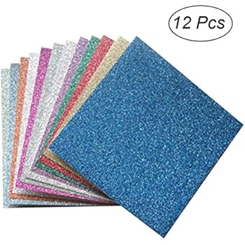 30 Fogli Carta Glitterata Autoadesiva - 10 Colori, Formato A4, Per Crafting E Scrapbooking - Foto 4