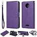 Produktbild TOTOOSE Motorola Moto C Plus (Europäische Version) Tasche, Ledertasche kompatibel mit Motorola Moto C Plus (Europäische Version) Ledertasche kompatibel mit integrierter Standfußfunktion für Motorola