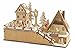 Produktbild Galileo Casa Weihnachtskrippe Weihnachtsdorf mit Beleuchtung und Spieluhr, Holz, mehrfarbig, 29.5 x 12 x 15 cm
