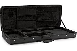 gear4music Bass Guitar Foam Case Rectangular with Straps