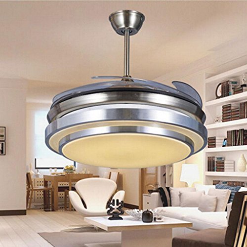 Ventilador LED Europea y americana cuarto de baño dormitorio salón