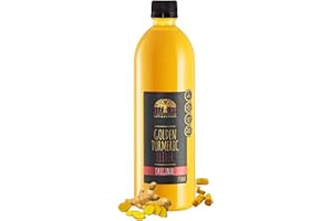 Alchemy Cordial Turmeric Elixir Syrup, Latte Superfood, Delicious Healthy Drink with Ginger & Cinnamon, Vegan Gluten Free Coffee Alternative (1 x 750ml)