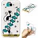 Produktbild Huawei Y5 II Hülle,Huawei Y5 II Handy Hülle Niedlich Kreativ Muster Transparent TPU Silikon Ultra Dünn Weiche Flexible Leicht Bumper Schutzhülle Stoßfest Kratzfest Stoßdämpfung Dauerhaft Schale Etui Protective Case Cover für Huawei Y5 II - Schwarze Katze