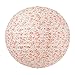 Produktbild PAPIER BLANCHE Suspension boule Japonaise - Ø 35 cm - Motif Liberty - Papier - Rose et rouge