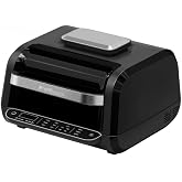 King KYF31 MagicGrill Elektrikli Izgara & AirFryer XXL | 6,6L Kapasite | 8&rsquo;i 1 Arada Pişirme | 1700W G&uuml;&ccedil;l&uuml; Motor | Dumansız E