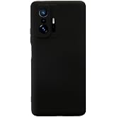 KZY İletişim Xiaomi Mi 11T Kapak İ&ccedil;i Kadife Kamera Korumalı Lansman Silikon Kılıf - Siyah