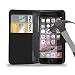 Produktbild Leder Brieftasche Tasche mit gehärtetem Glas Schirm Schutz für alle neuen Apple iPhone 6 Plus/iPhone 6 /iPhone 5S/iPhone 5C/iPhone 4S