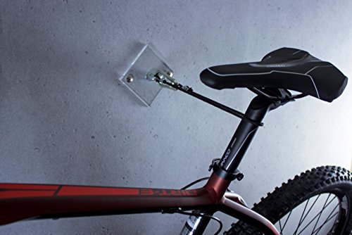 trelixx Fahrrad Wandhalter Mountainbike aus Plexiglas®, Design Radhalter Wandmontage, 1000fach bewährt - 7