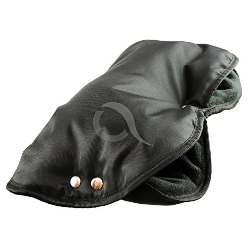 HAND WARMER MUFFS fits PRAM PUSHCHAIR BUGGY NEW WINTER handmuff (black)