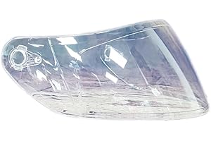 Woljay Visor motocicletta con dispositivo di protezione antivento lente Per Woljay 991 661 per Shield Visor (Clear)