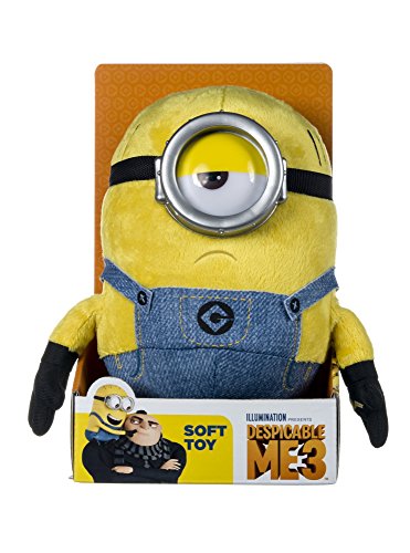 DESPICABLE ME- Minion Cattivissimo Me 9070BPP Mel con Suono Peluche, Medium with Sound, 1