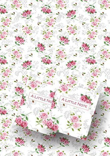 Jodds Luxury Rose Chintz Gift Wrap - 2 sheets with matching mini card gift tags