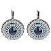 RV DESIGNS Silver Plated Crystal Dangle & Drop earrings for Women RS.399.00