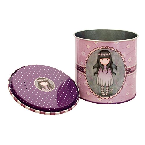 Santoro Gorjuss – Vorratsdose rund – Biscuit Tin – Oops a Daisy - 2