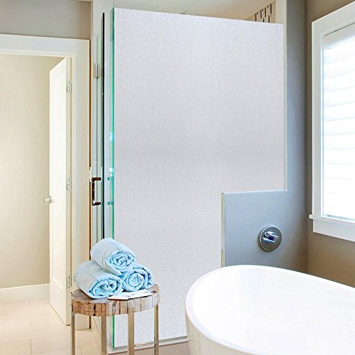 Yahee Milchglasfolie Sichtschutzfolie Fensterfolie Milchglas Folie 300 cm x 60 cm (1 Stück) - 4