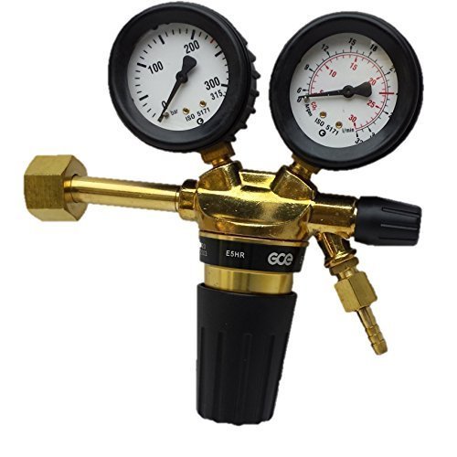 Druckminderer GCE Rhöna Argon / CO2 - 200 Bar 0 - 24 l/min - DIN EN ISO 2503 ...