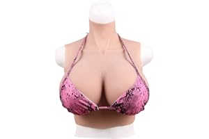 Yuewen Faux Sein Réaliste en Silicone Artificielle Poitrine Forme pour Hommes et Femmes Crossdresser