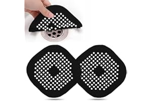 CCLKHY 2 Piezas Silicona Protector de Drenaje, Tapa de Drenaje de con Ventosas Fuertes, Cubierta del DREN de Bañera Colador, Filtro para Fregadero para Cocina Baño
