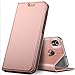 Price comparison product image Geemai Gigaset GS185 Case, Gigaset GS185 Cover [Card Holder] [Magnetic Closure] Premium Leather Flip Wallet Case Cover for Gigaset GS185 Smartphone, Rosegold