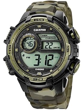 Calypso Herren-Digitaluhr Camouflage K5723/6