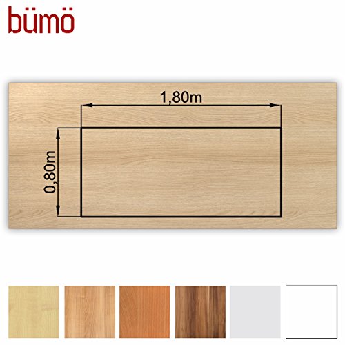 Bm stabile Tischplatte 2,5 cm stark - DIY Schreibtischplatte aus Holz | Brotischplatte belastbar mit 120 kg | Spanholzplatte in vielen Formen & Dekoren| Platte fr Bro, Tisch & mehr (Rechteck: 180 x 80 cm, Eiche) Bm stabile Tischplatte 2,5 cm stark - DIY Schreibtischplatte aus Holz | Brotischplatte belastbar mit 120 kg | Spanholzplatte in vielen Formen & Dekoren| Platte fr Bro, Tisch & mehr (Rechteck: 180 x 80 cm, Eiche)