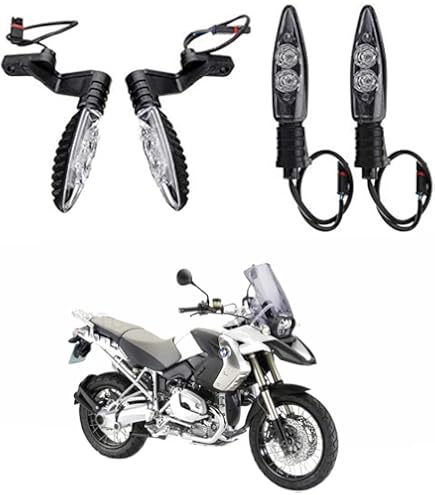 Lampeggiante Moto LED Per BMW F650GS, F800GS, R1200GS E Altri Modelli - Trasparente O Colorato - Foto 4