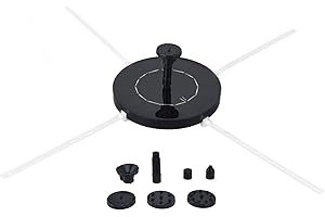 SEAFRONT Solar Fountain 130MM Smart Solar Water Pump Solar Fountain Small Household Villa Garden Fish Pond Courtyard Rockery Bird Bath Decorative Fountain