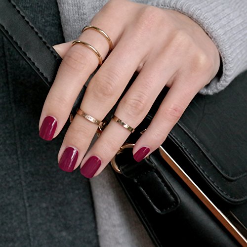 essie Nagellack Dunkles Rot bahama mama Nr. 44 / Ultra deckender Farblack in cremigem Bordeaux, 1 x 13,5 ml - 4