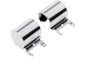 Gazechimp 2 LCD-Scharnierabdeckung Reparatur für HP 250, 255, G6 - Modern, Legierter Stahl, Metallisch, Silber