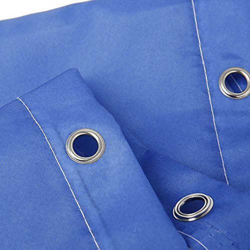 KINLO® 1 Stück Duschvorhang mit Ringen für Badezimmer aus hochwertigem Polyester anti Schimmel antibakteriell 180x200cm waschbar Sandstrand Modell wasserdicht vorhang für bad - 5