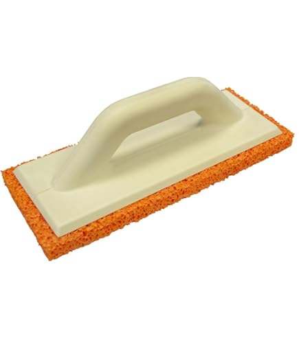 Nela Premium Chrome Steel Smoothing Trowel 16" - German-Made With BiKo Wood Grip For Professional Finishing