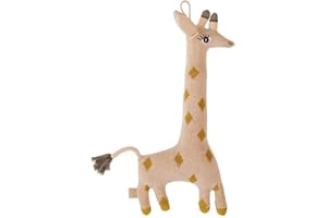 OyOy Mini Darling Cushion Baby Guggi Giraffe - Stofftier Süßes Baby Kinder Kissen Kuschelkissen und Schmusekissen - Baumwolle 15x32 cm