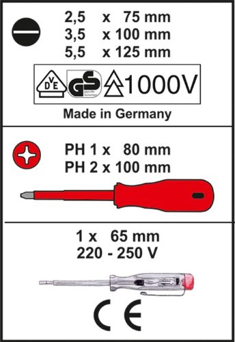 CON:P B20702 Schraubendreher-Satz VDE 6-teilig - 2