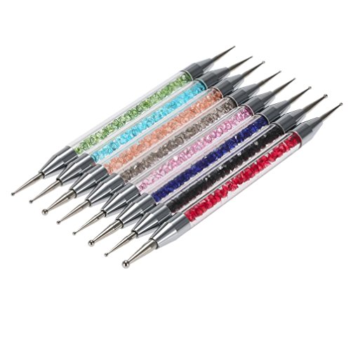LHWY 2 Nail Art Dotting Paint Pen Rhinestone Strap For Nail Salon Decorating Tool