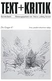 Image de Die Gruppe 47 (TEXT+KRITIK Sonderband)