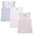 Lula Sleeveless T Shirts Striped- Pack of 3(CB01030316228622) RS.390.00